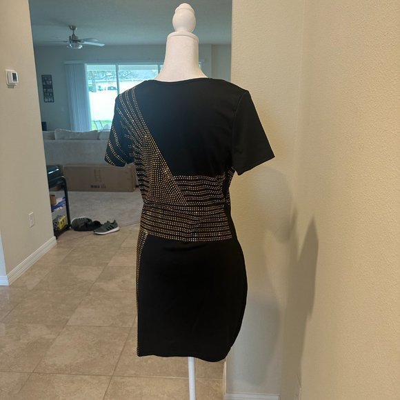 Beaded black mini-dress - Picture 5 of 5
